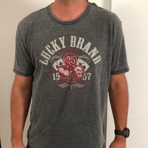 Lucky Brand Men’s Venice Burnout Tee